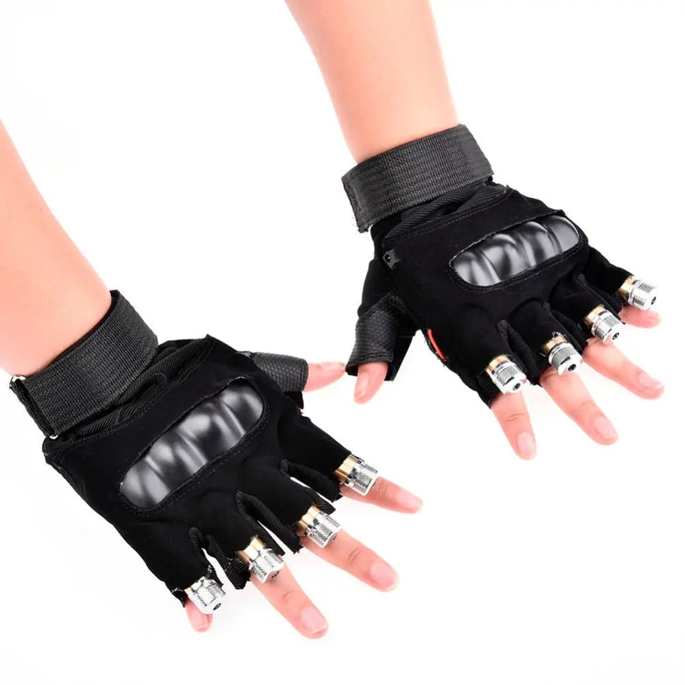 Stage Show  Red Green Laser Gloves hercurva