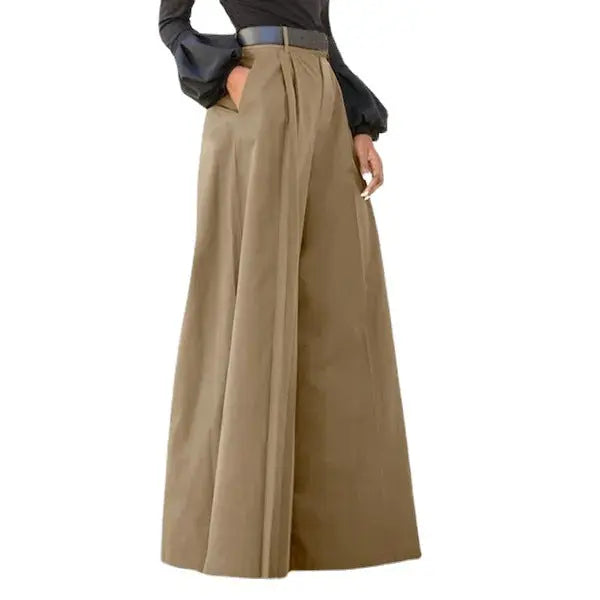 High Waist Wide Leg Trousers Bell-bottom Pants Fashion Elegant Party hercurva