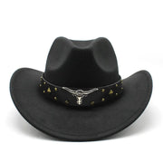 Polyester Retro Jazz Western Cowboy Hat hercurva