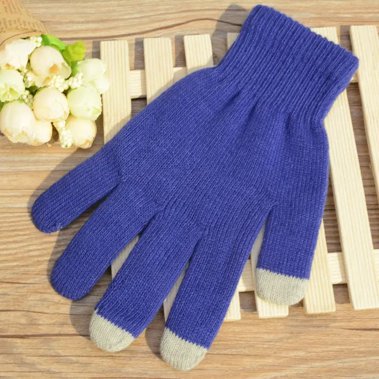 Touch screen gloves warm knit wool touch screen gloves winter touch gloves hercurva