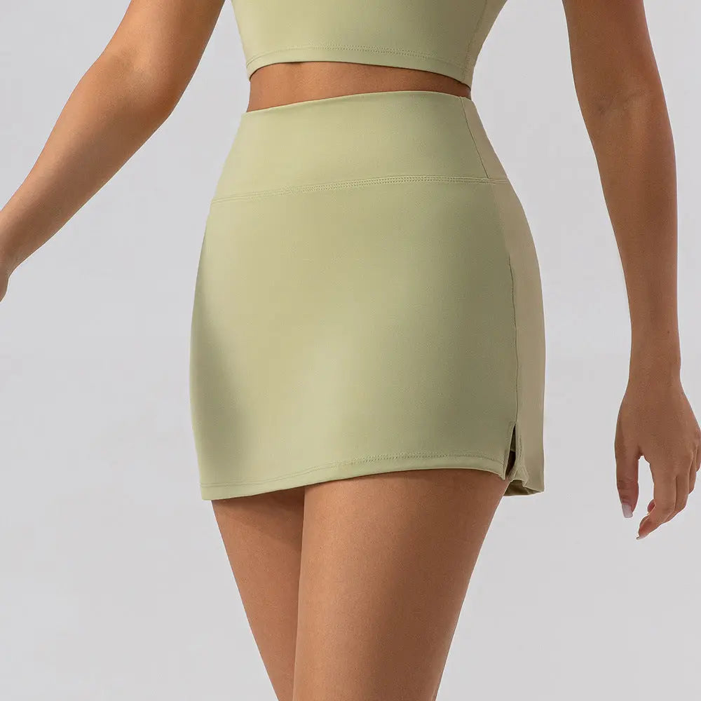 Slim Fit Yoga Skirts Breathable Mini Skirt Fitness Tennis Exercise Skirt hercurva