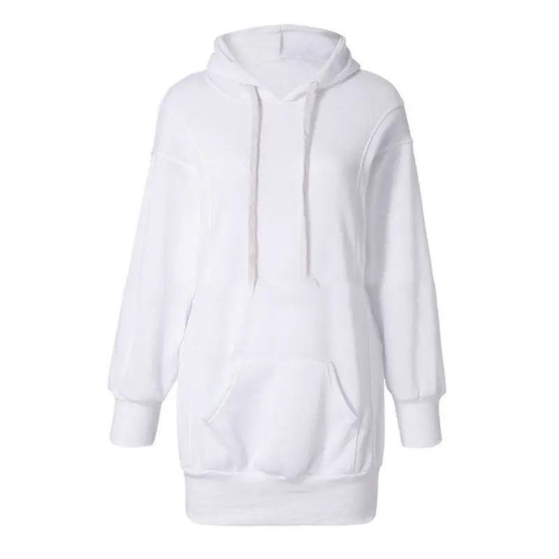Women's hooded loose long sleeve thick sweater hercurva