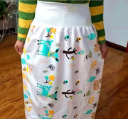 Cotton and bamboo fiber adult diaper skirt hercurva