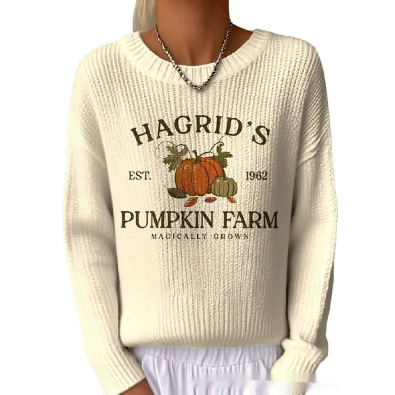 Women's Round-Neck Casual Commuter Sweater hercurva
