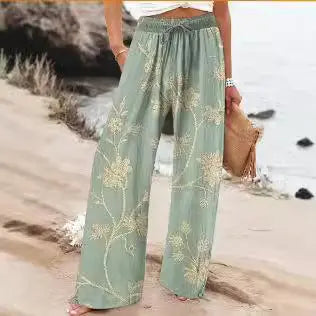 Casual Wide Leg Sports Trousers hercurva