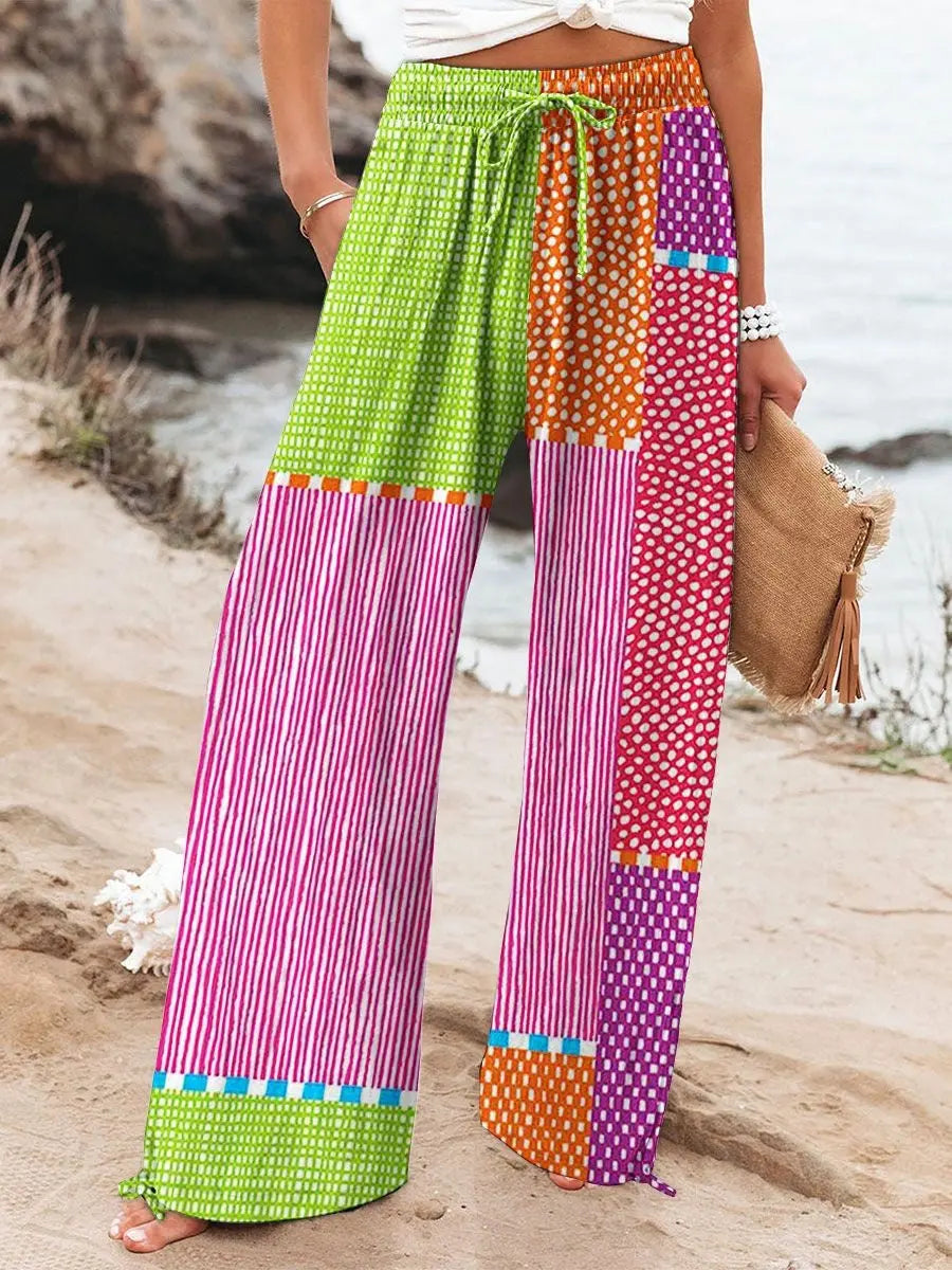 Casual Wide Leg Sports Trousers hercurva