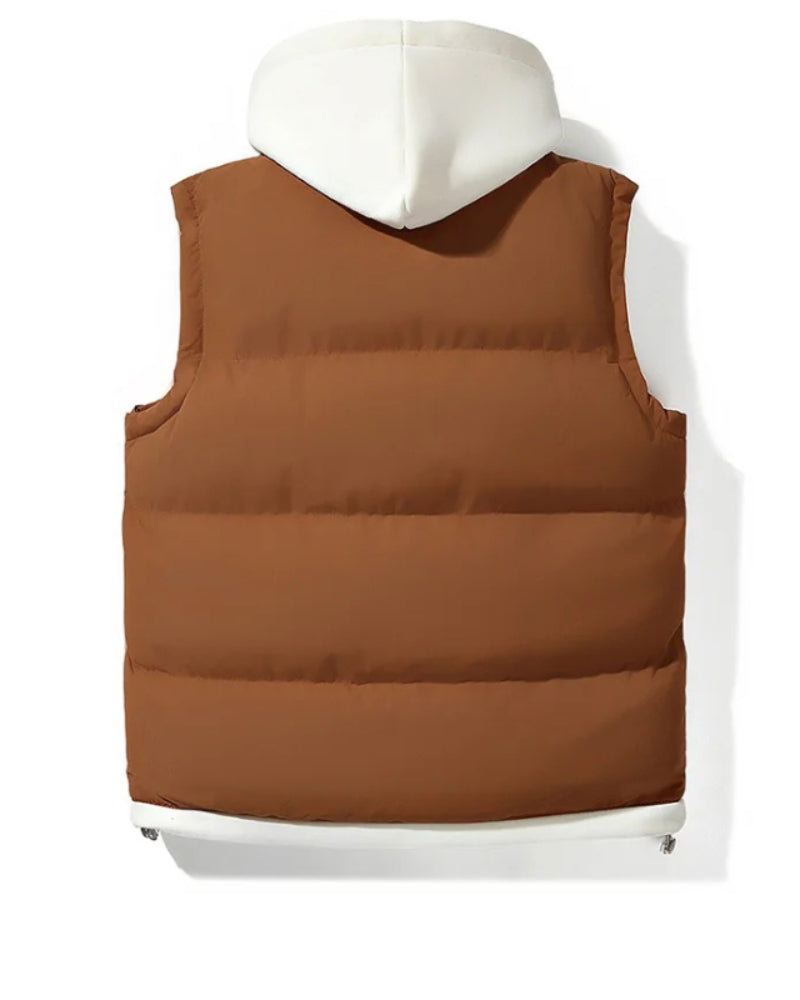VELORA - Soft Shell Hooded Puffer Gilet SSO4618