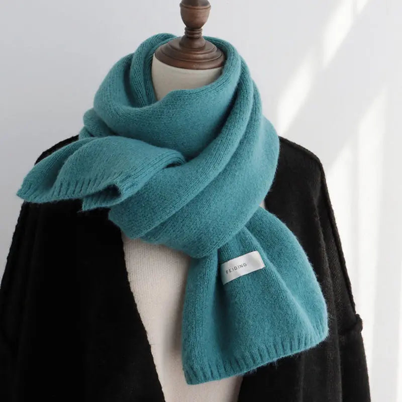 Solid Color Scarf Women's Autumn And Winter Warm hercurva
