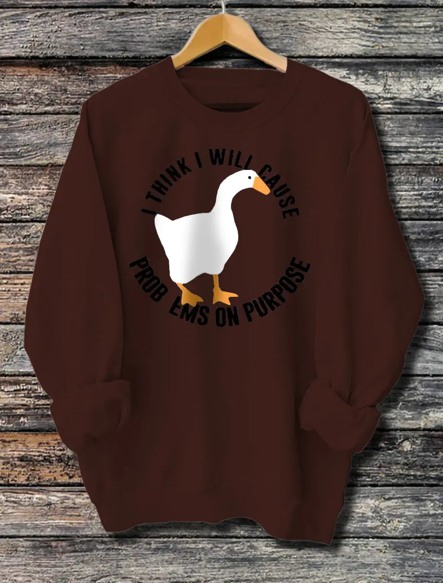 Women's Long Sleeved Printed Hoodie hercurva