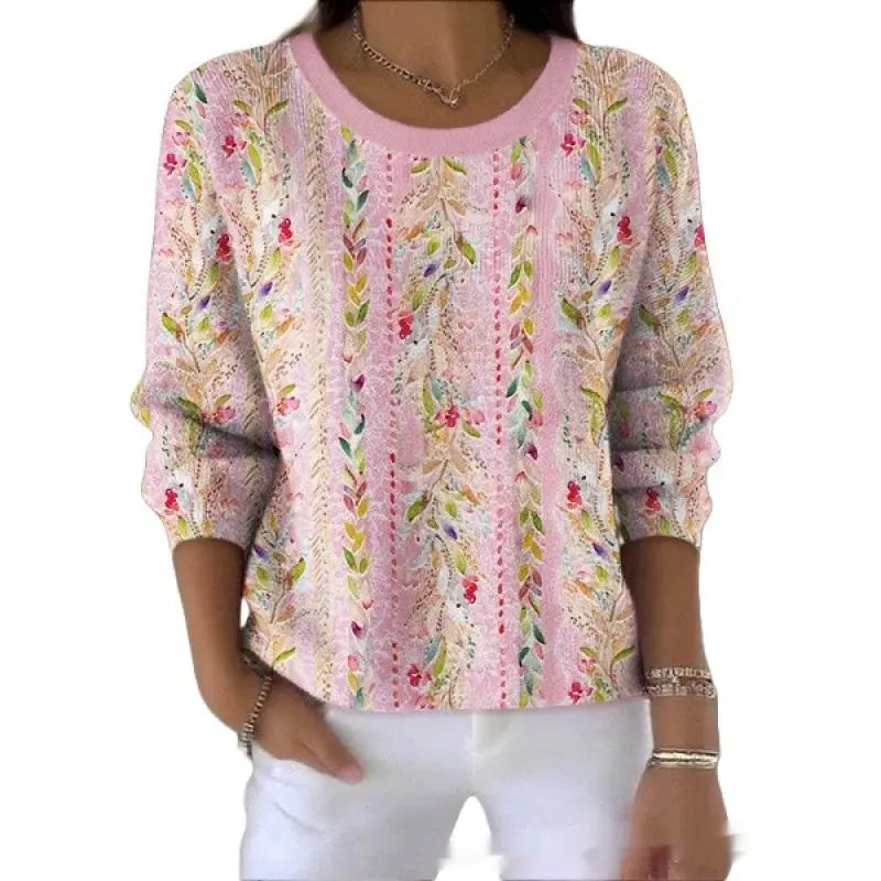 Women's Round-Neck Casual Commuter Sweater hercurva