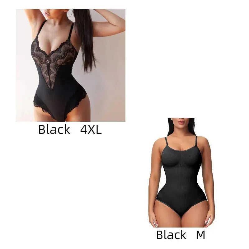 Lace Lace Stitching  Bodysuit Erotic Lingerie Women hercurva