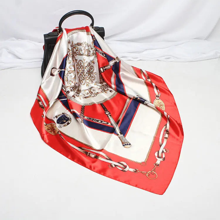 Digital Printed Square Silk Scarf hercurva