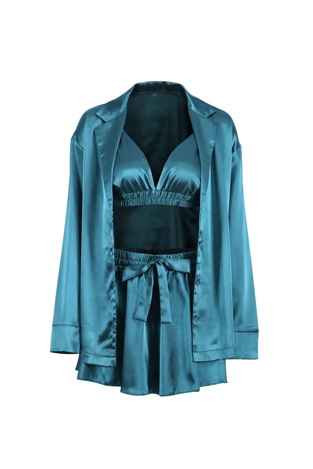 Luxury Comfortable Pajamas For Women 3 Piece Loungewear Set hercurva