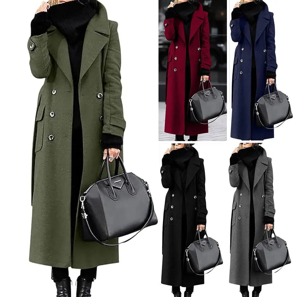Thick Wool Women's Coat Extended hercurva