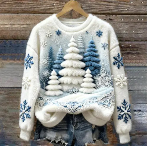 Christmas-themed 3D Digital-print Hoodie hercurva