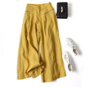 Women's High Waist Thin Slim Ninth Pants hercurva