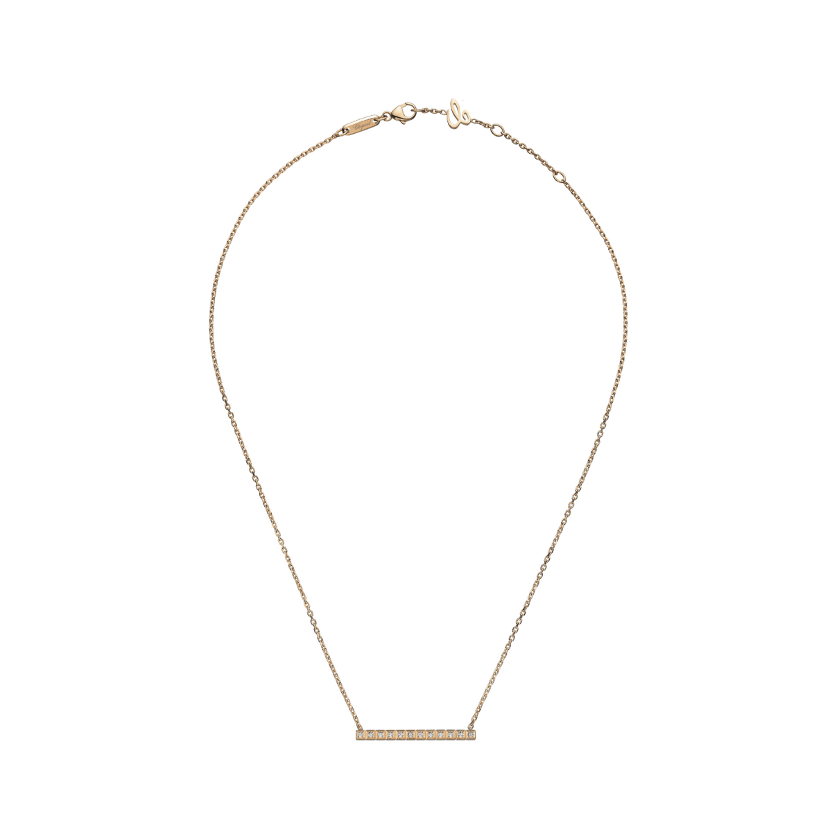 ICE CUBE FULL-SET DIAMONDS NECKLACE