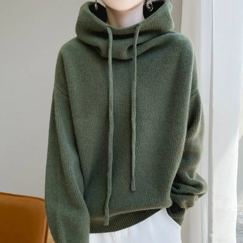 Women's Sweater Thicken Lazy Style All-match Long-sleeved Autumn Winter Warm Casual Sweater For Women hercurva