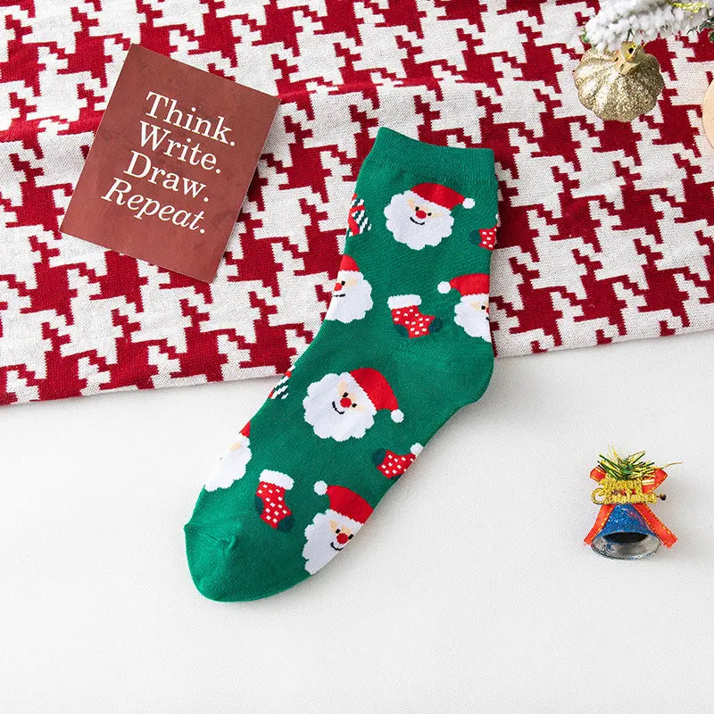 Snowman Elk Celebration Big Red Stockings hercurva