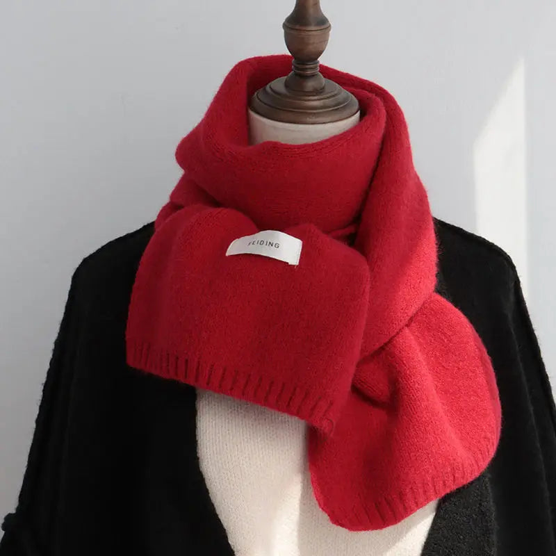 Solid Color Scarf Women's Autumn And Winter Warm hercurva