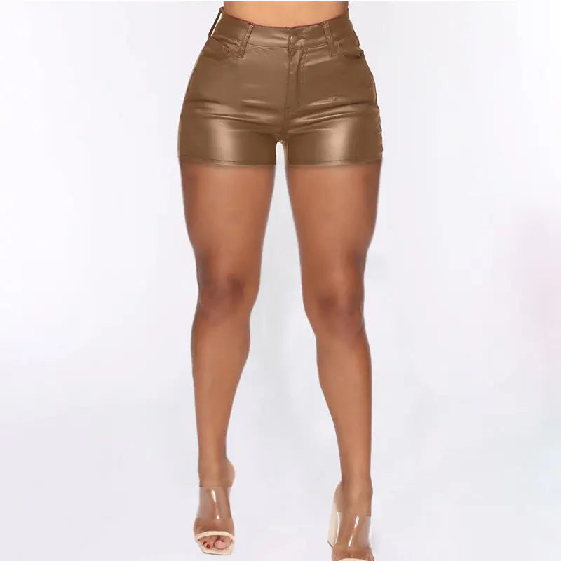 Large Size Women's Fashion High Waist Tight Shorts hercurva