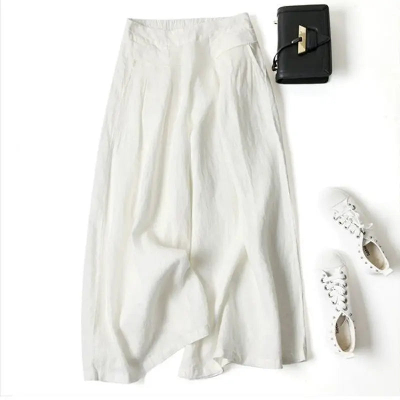 Women's High Waist Thin Slim Ninth Pants hercurva