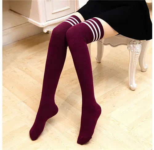 Striped stockings ladies stockings hercurva