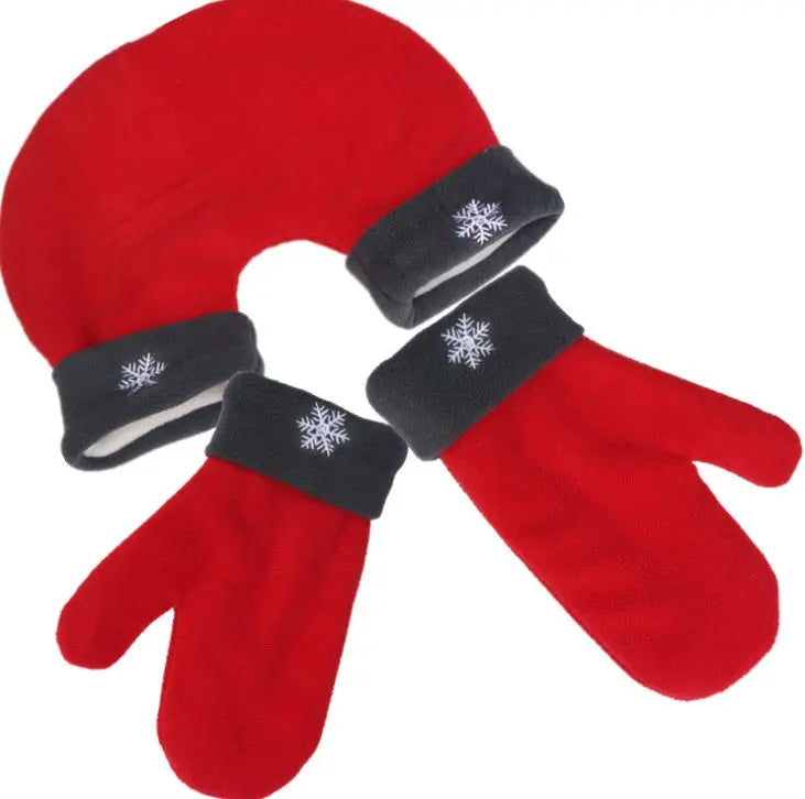 Couple Lovers Gloves Polar Fleece Sweethearts Thicken Winter Warm Lining Glove Christmas Gift Lovers Mittens hercurva