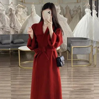 Small Wool Woolen Woolen Coat hercurva