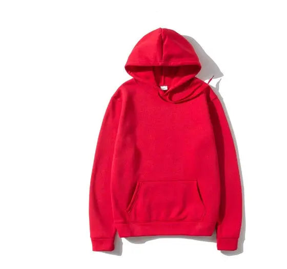 Cotton Fleece Solid Color Hoodie Sweatshirt hercurva