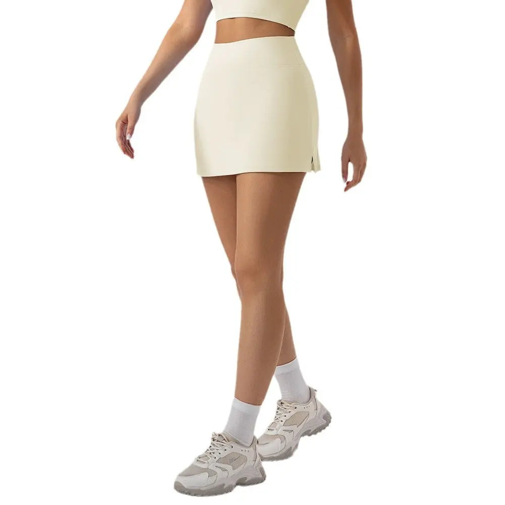 Slim Fit Yoga Skirts Breathable Mini Skirt Fitness Tennis Exercise Skirt hercurva