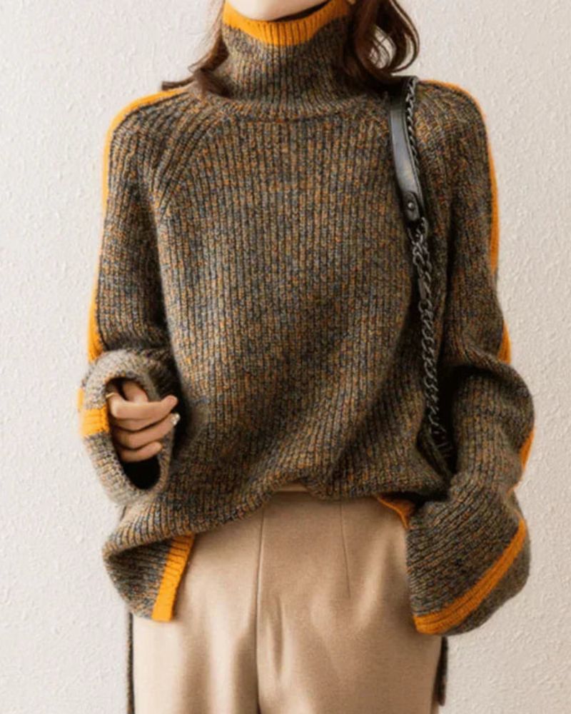 AMEI - STYLISH TURTLENECK SWEATER VEV42142