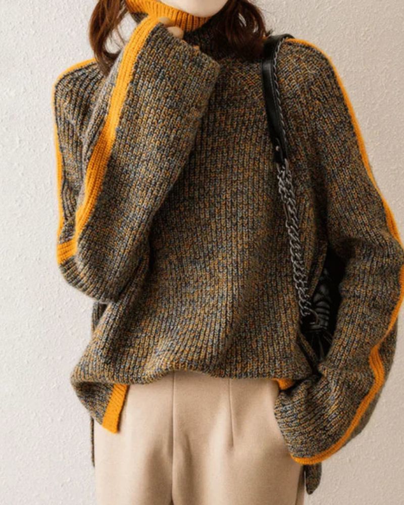 AMEI - STYLISH TURTLENECK SWEATER VEV42142