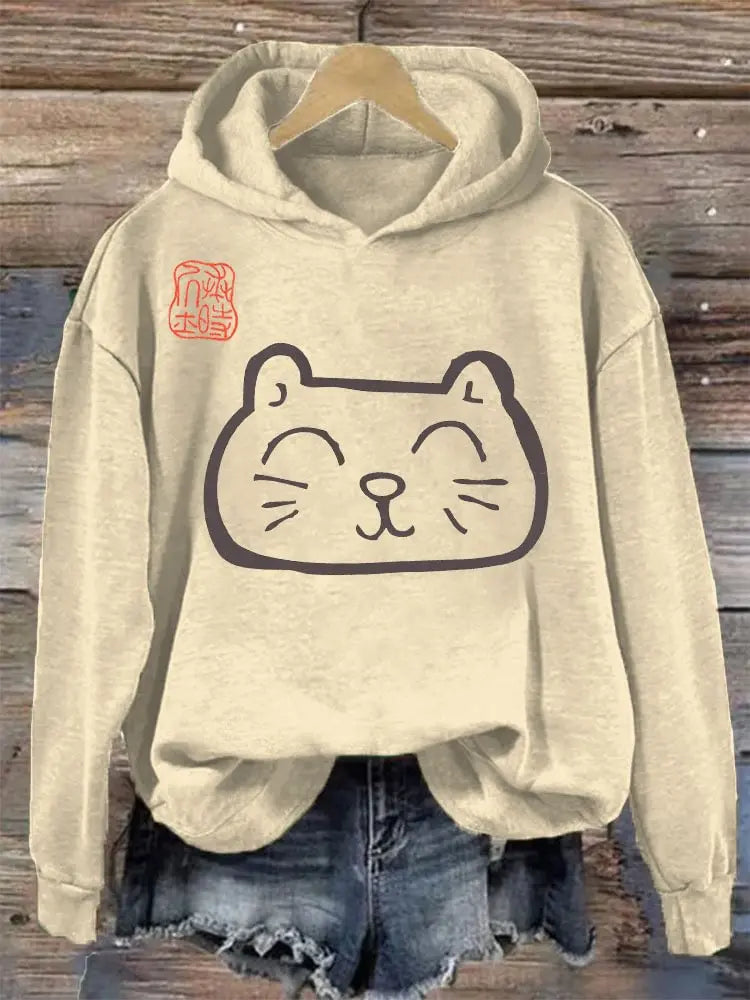 3D Digital-printed Sweatshirt For Women Loose-fitting Casual Pullover hercurva