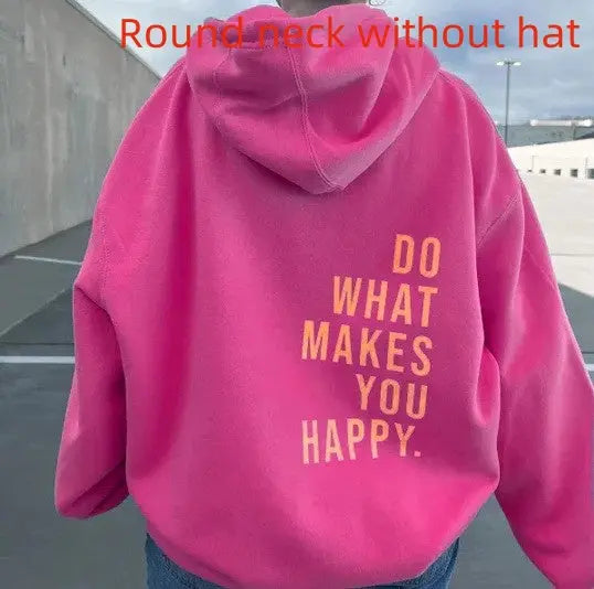 Do What Makes You Happy Sweatshirt Large Sweater hercurva