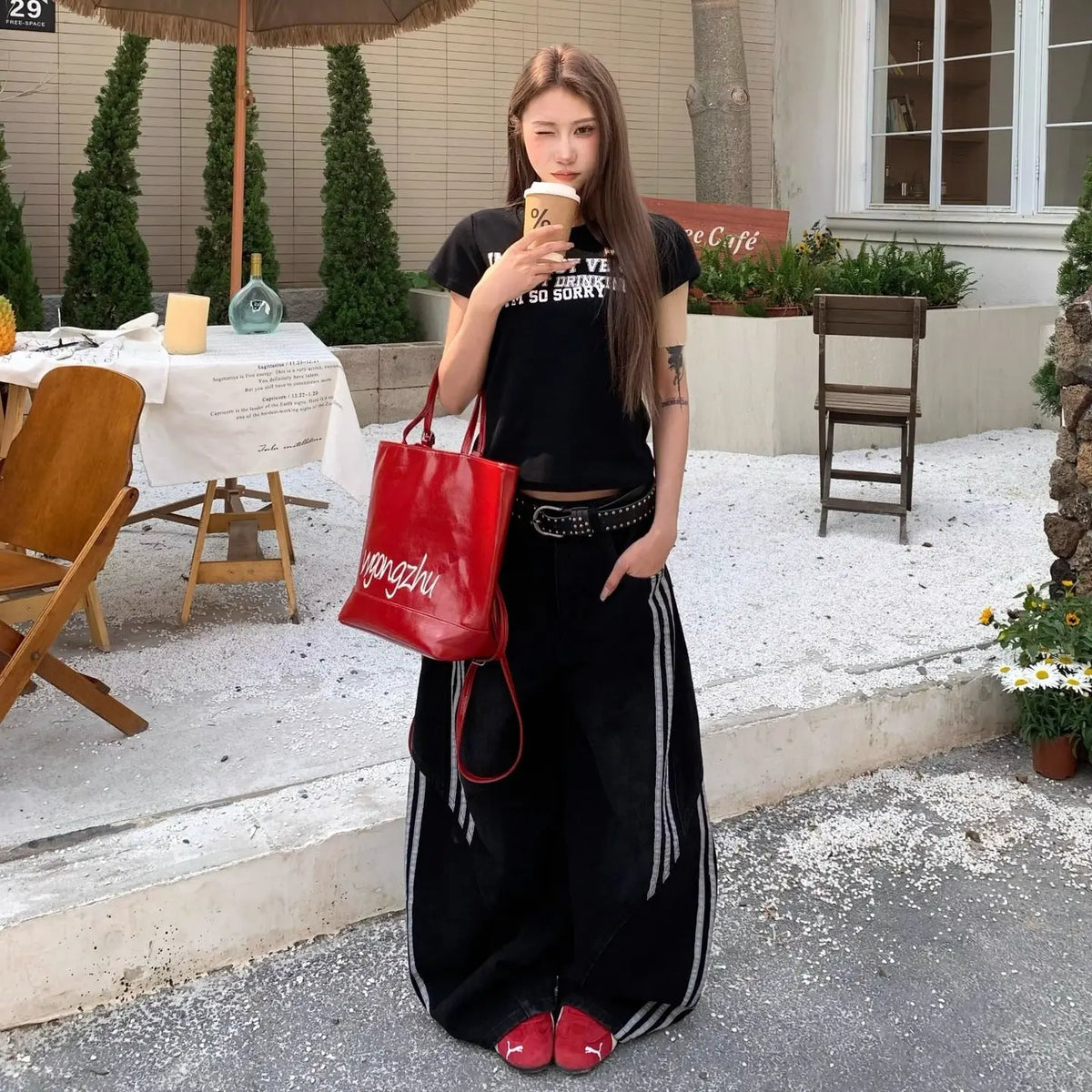 Striped Machete Jeans hercurva