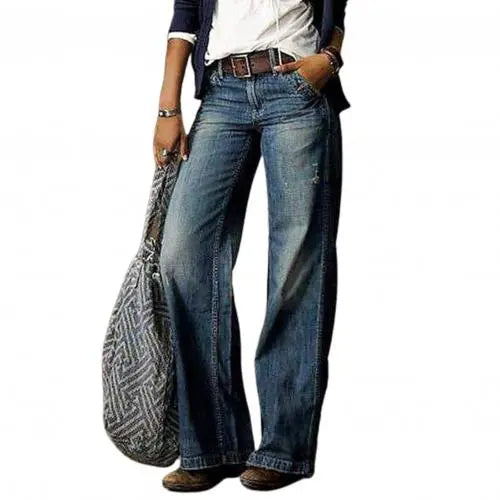 Pocket Casual Fashion Straight-Leg Jeans hercurva