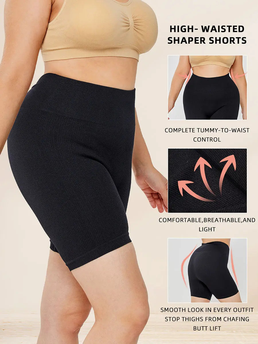 High Waisted Body Shaper Thigh Slimmer Butt Lifting Shapewear For Women hercurva