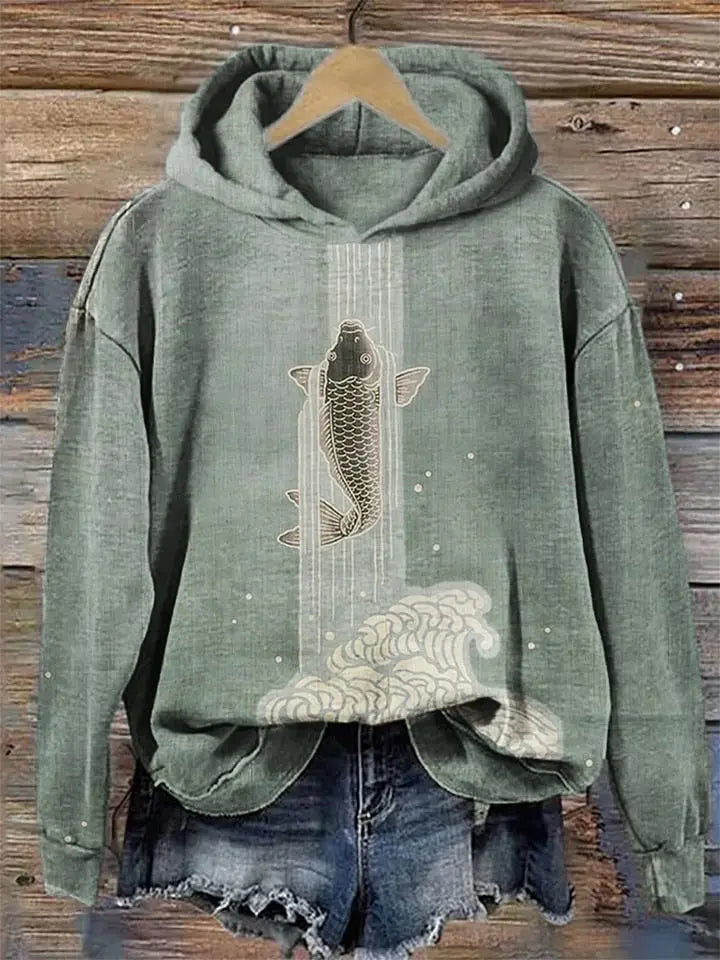 3D Digital-printed Sweatshirt For Women Loose-fitting Casual Pullover hercurva