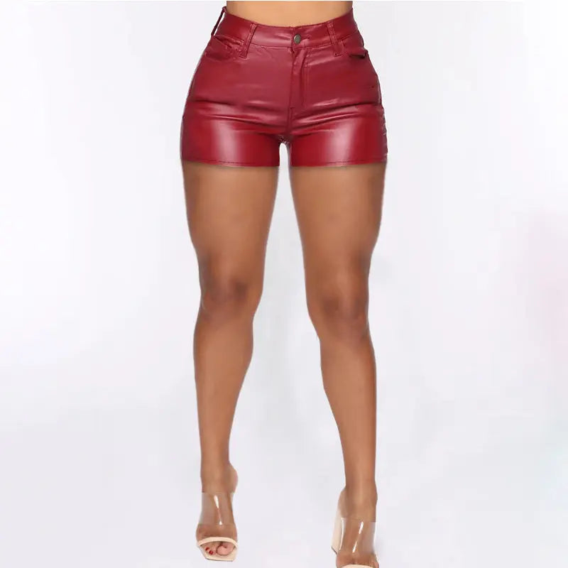Large Size Women's Fashion High Waist Tight Shorts hercurva