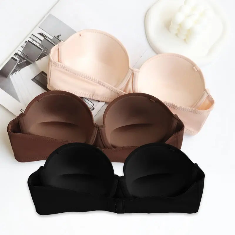 Gathered Anti-slip Plus-size Bras For European And American Export Markets hercurva