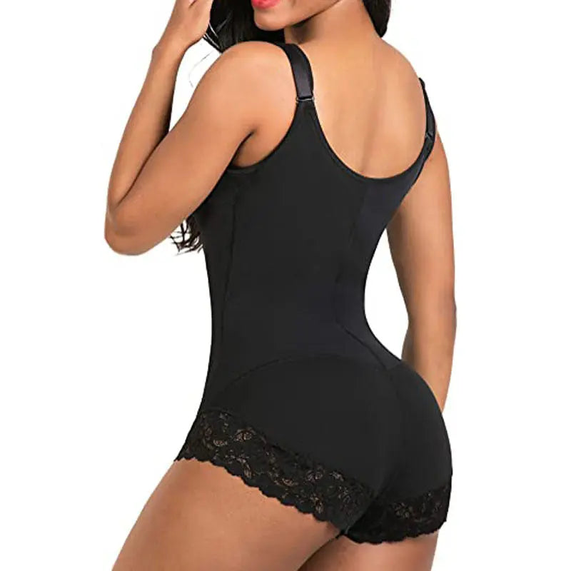 Contracting Hip Lifting Tights Body Shaping Underwear Shapewear Siamese Triangle Zipper Shapewear hercurva