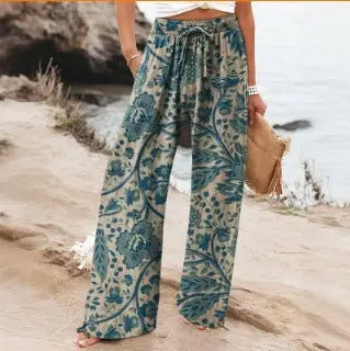 Casual Wide Leg Sports Trousers hercurva