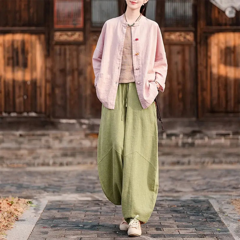 Retro Chinese-style Women's Blouse For Spring And Autumn hercurva