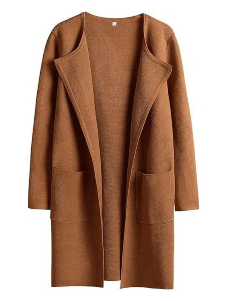 ARU - LAPEL TOP COAT #VEV42638