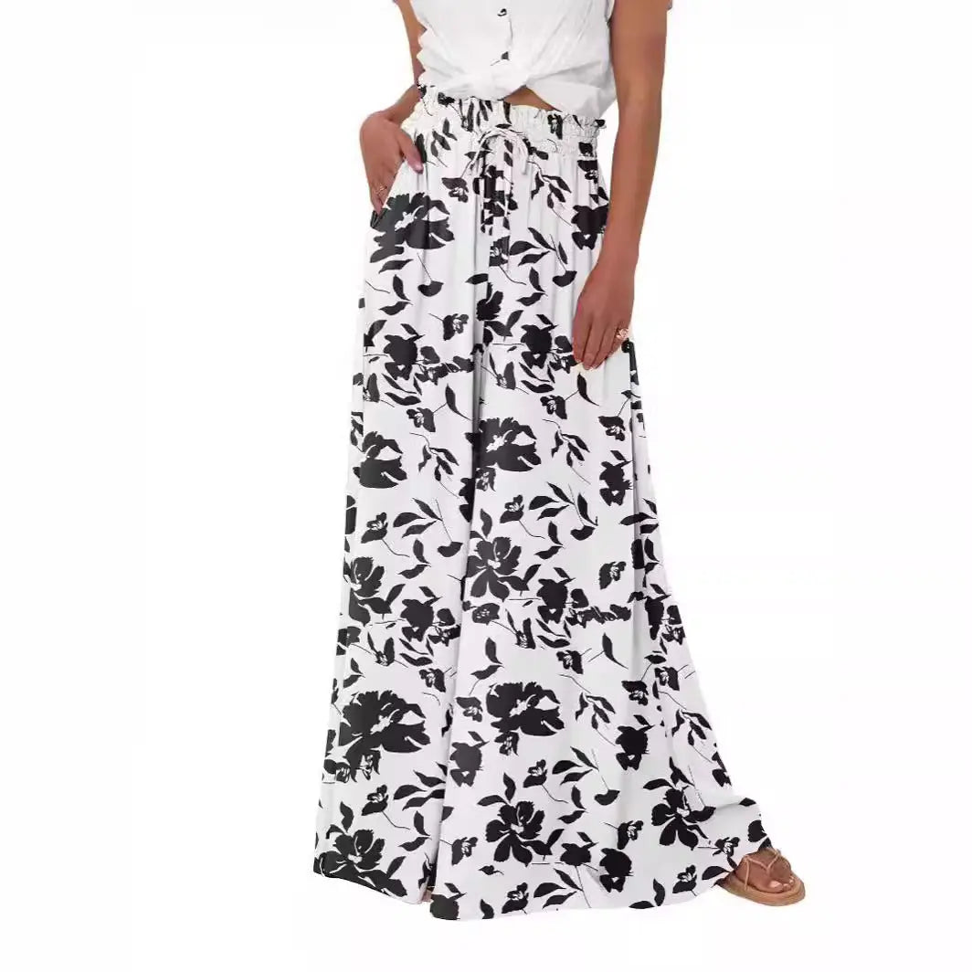 Women's High Waist Wide Leg Pants Casual Pants hercurva