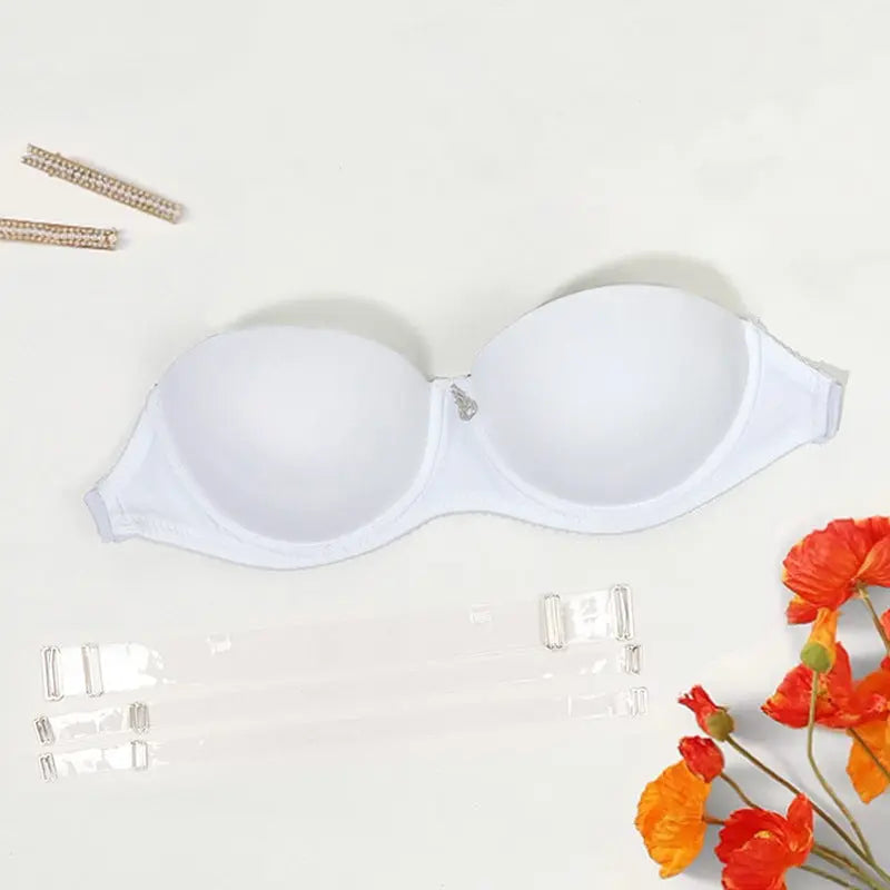 European And American Ladies Transparent Push Up Bras hercurva