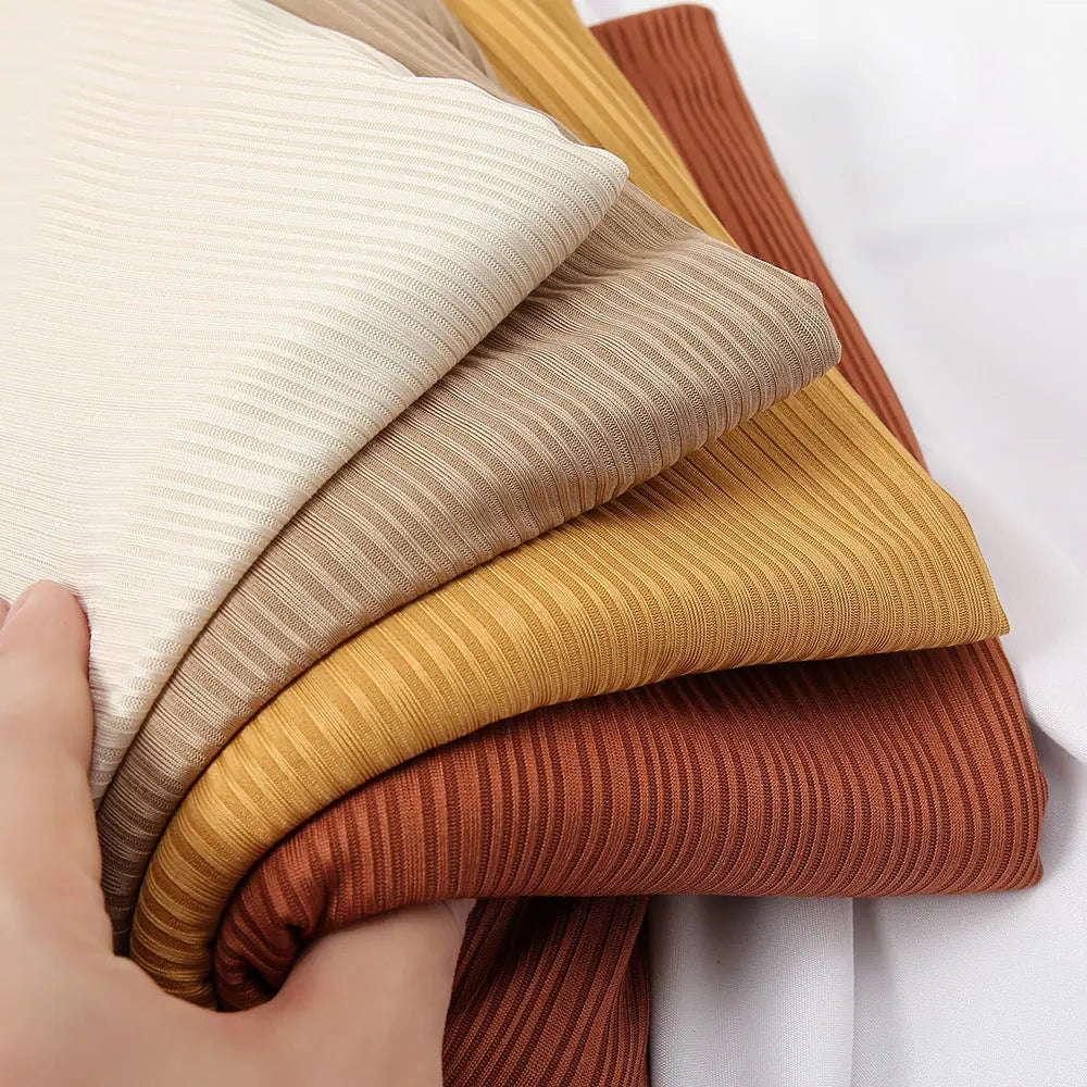 Women's Knitted Thread Cotton Striped Solid Color Scarf hercurva
