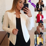 Solid color casual professional blazer hercurva