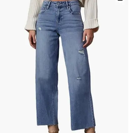 Women's High Waisted Loose Jeans hercurva